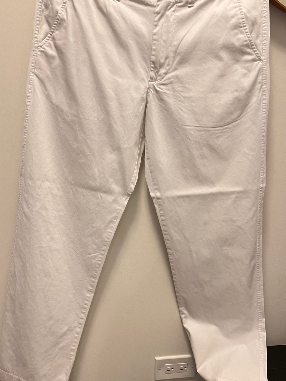J. Crew White Relaxed Jeans
